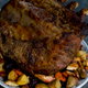 While Yorkshire pudding is the most traditional side dish for prime rib, you can’t go wrong with roasted vegetables, either.